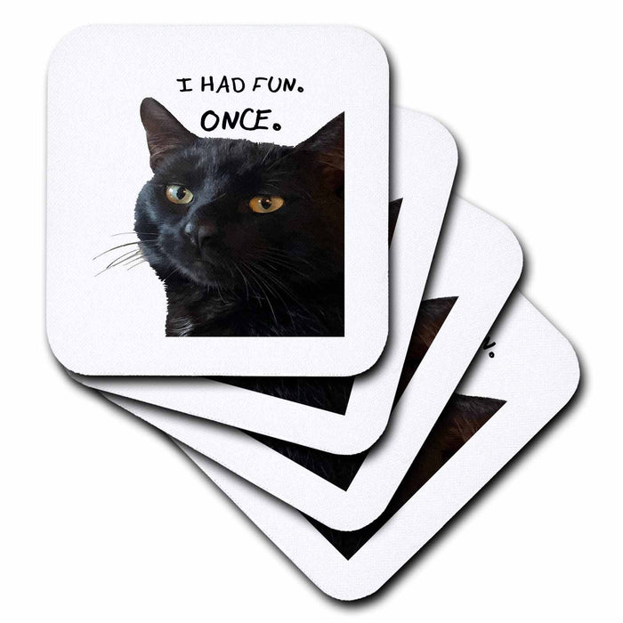 image of set of 4 Ceramic Tile Coasters