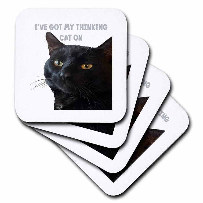 image of set of 4 Ceramic Tile Coasters