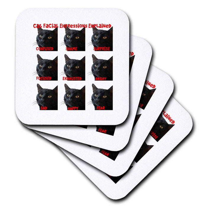 image of set of 8 Ceramic Tile Coasters