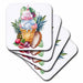 image of set of 4 Ceramic Tile Coasters