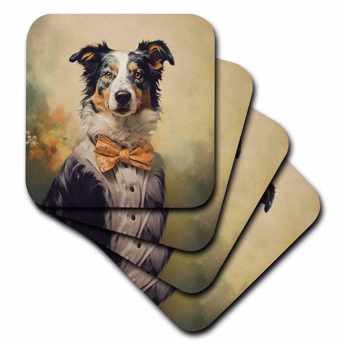 image of set of 8 Ceramic Tile Coasters