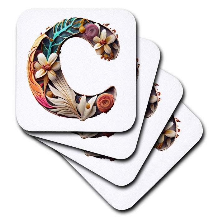 image of set of 8 Ceramic Tile Coasters