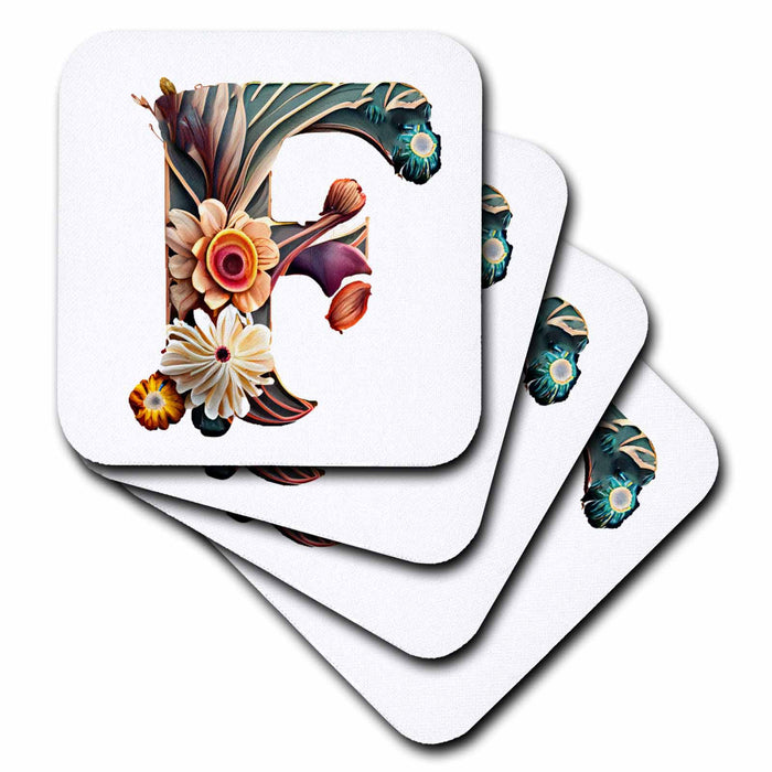 image of set of 4 Ceramic Tile Coasters