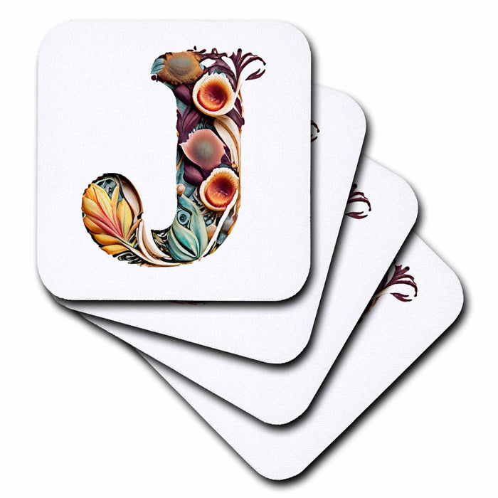 image of set of 4 Ceramic Tile Coasters