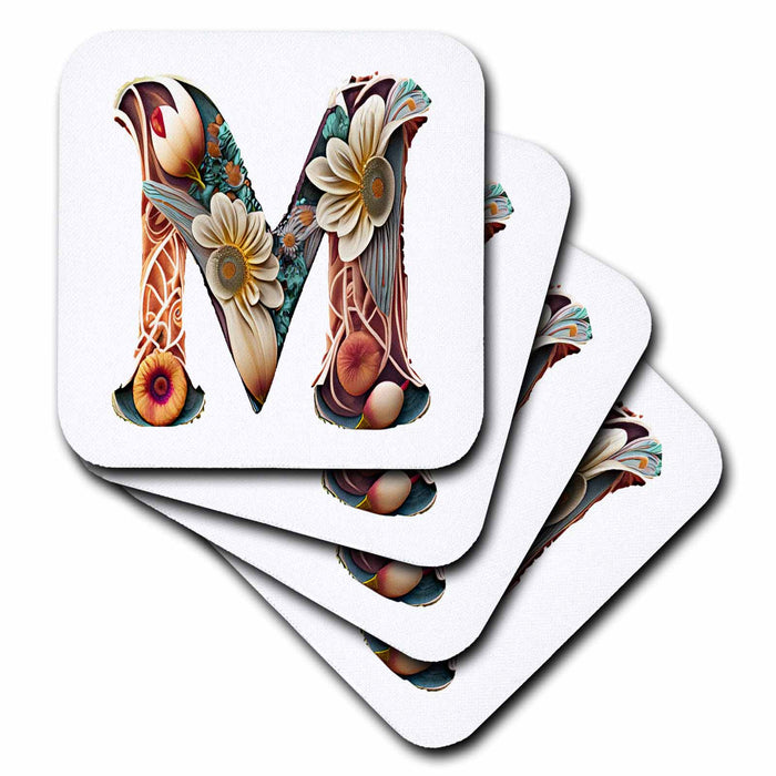 image of set of 4 Ceramic Tile Coasters