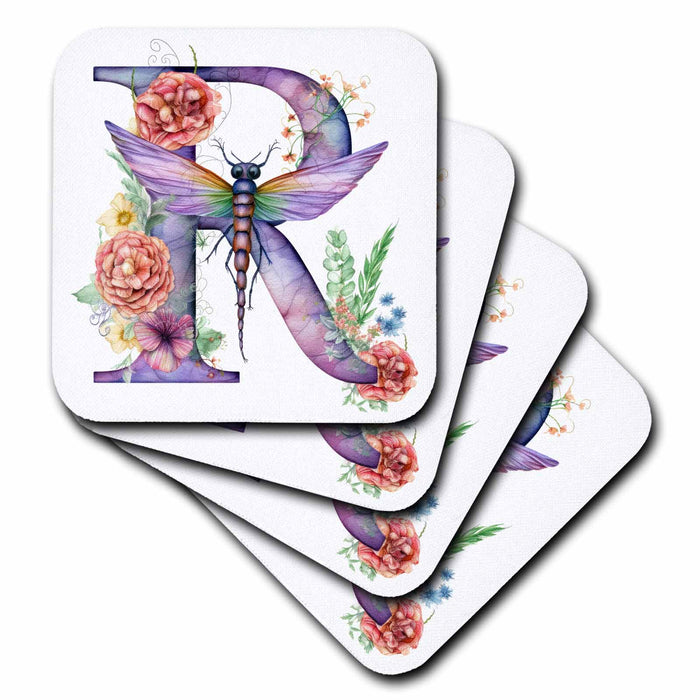 image of set of 4 Ceramic Tile Coasters