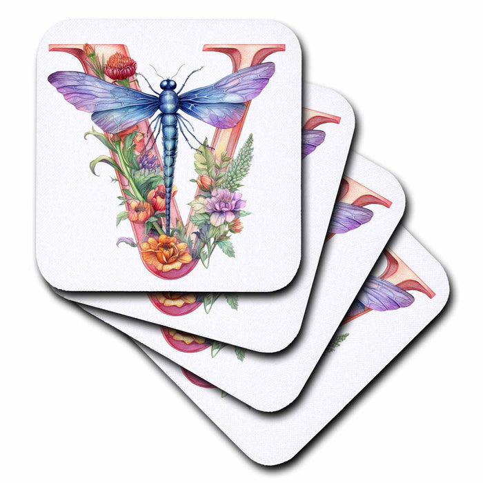 image of set of 4 Ceramic Tile Coasters