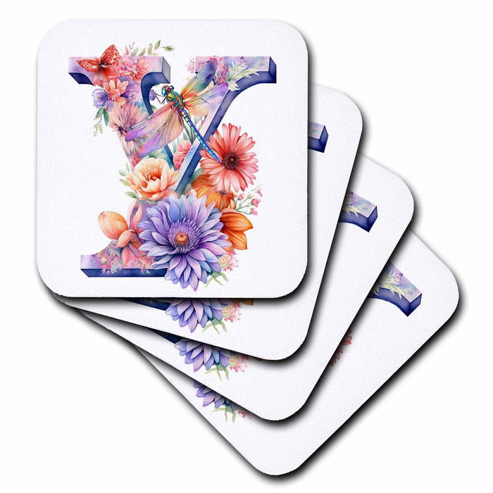 image of set of 8 Ceramic Tile Coasters