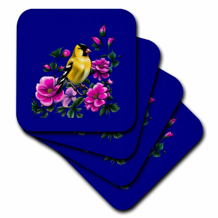 image of set of 4 Ceramic Tile Coasters