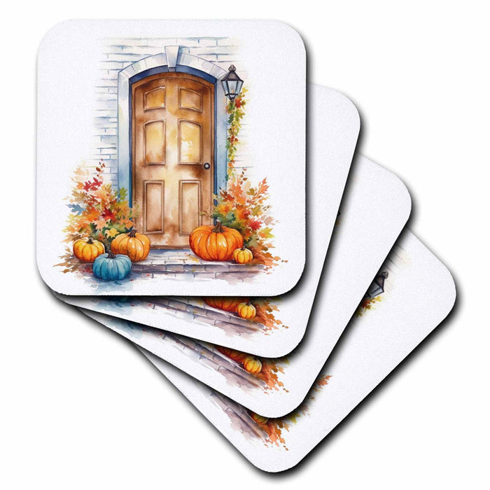 image of set of 8 Ceramic Tile Coasters