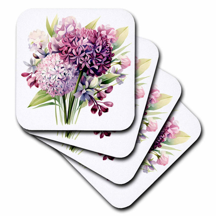 image of set of 8 Ceramic Tile Coasters