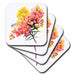 image of set of 4 Ceramic Tile Coasters