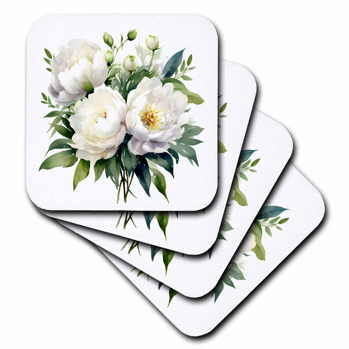 image of set of 8 Ceramic Tile Coasters