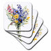 image of set of 8 Ceramic Tile Coasters