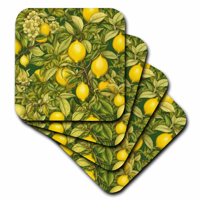 image of set of 4 Ceramic Tile Coasters