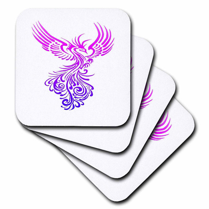 image of set of 4 Ceramic Tile Coasters