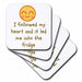 image of set of 8 Ceramic Tile Coasters