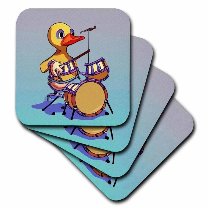 image of set of 4 Ceramic Tile Coasters