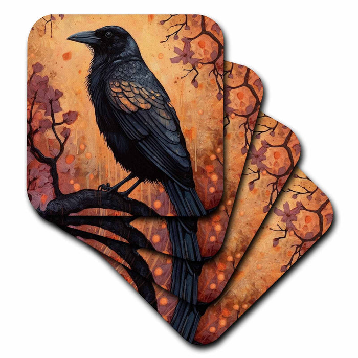 image of set of 4 Ceramic Tile Coasters