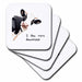 image of set of 8 Ceramic Tile Coasters