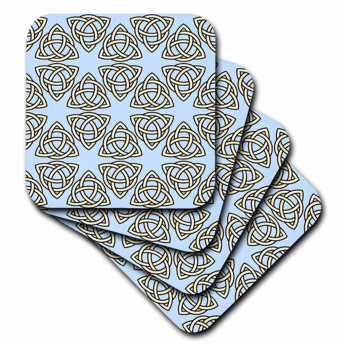 image of set of 4 Ceramic Tile Coasters