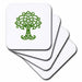 image of set of 4 Ceramic Tile Coasters