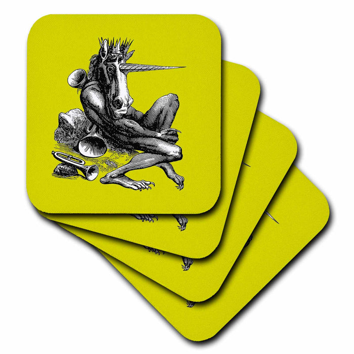 image of set of 8 Ceramic Tile Coasters