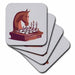 image of set of 8 Ceramic Tile Coasters