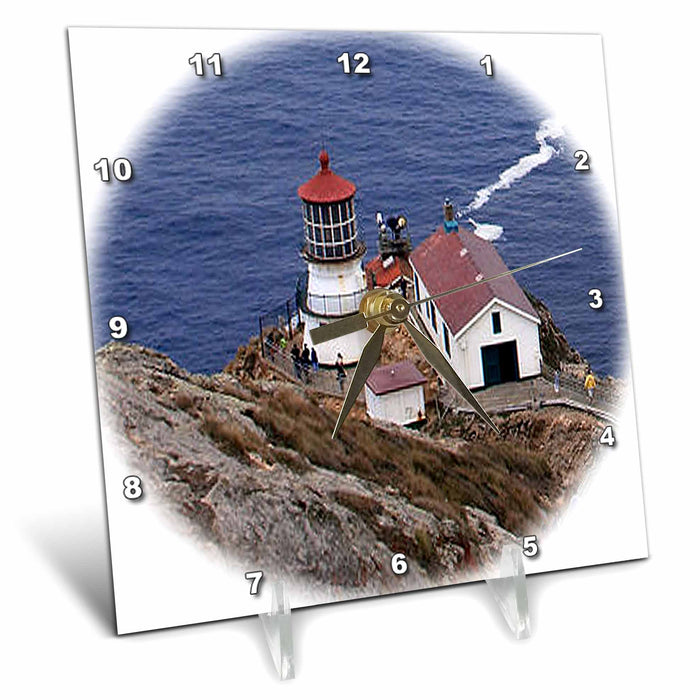 Desk Clock - Point Reyes Lighthouse California