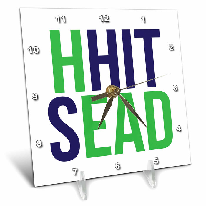 Desk Clock - HHIT SEAD COLOR Word Scramble