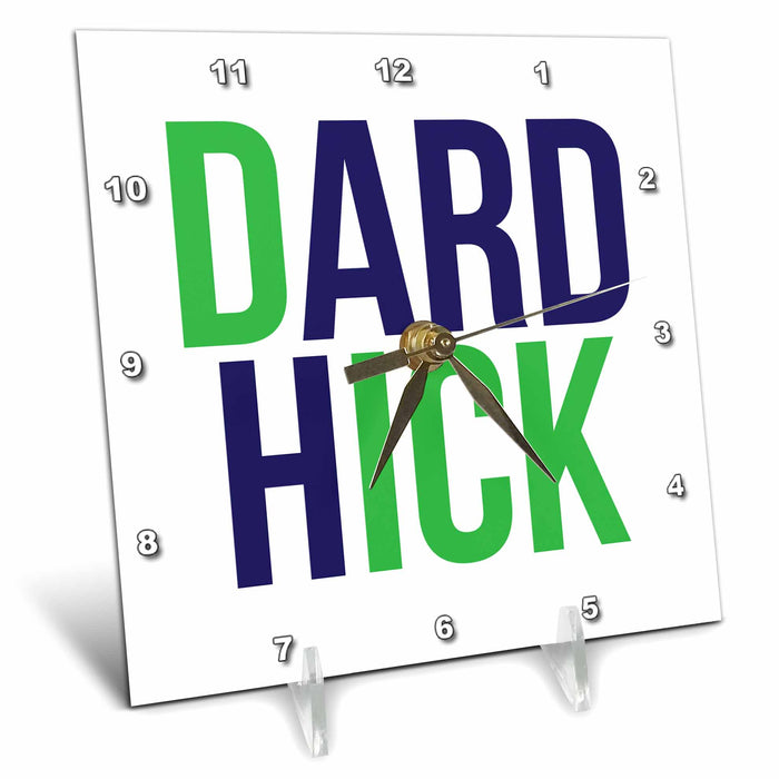 Desk Clock - DARD HICK COLOR Word Scramble