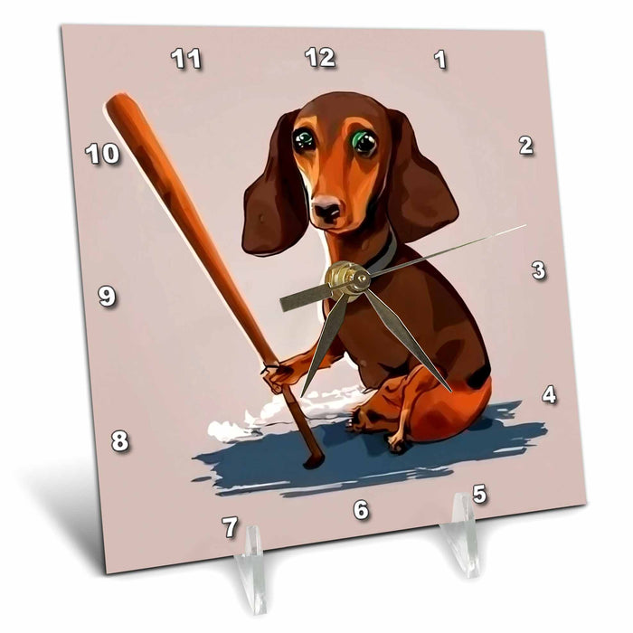 Desk Clock - Cute funny Hont if you love Cycling Bicycle with Goose Horn Satire Sports and Hobbies