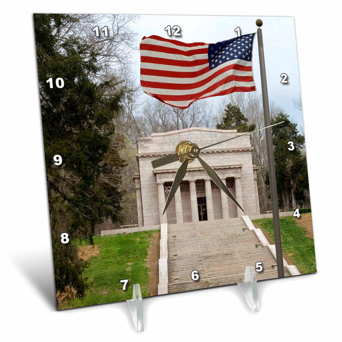 Desk Clock - Kentucky, Abraham Lincoln Memorial Building - US18 RKL0003 - Raymond Klass Kentucky