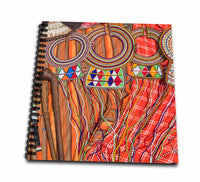 3dRose Danita Delimont - Jewelry - Africa, Kenya, Mara Ashnil. Masai Tribal Jewelry and Ornamentation. - Drawing Book