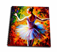 3dRose Ballet Digital Art - Ballerina Dancing. The Art of Choreography... - Drawing Books (db-374805)