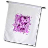 3dRose Dove With Celtic Peace Text In Lilac Tones - Flags (fl-384654)