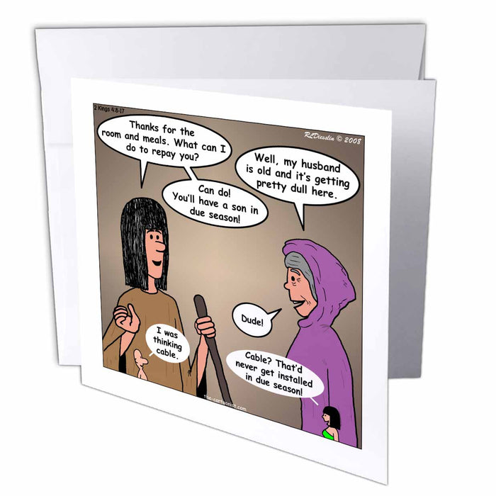 image of 1 Greeting Card with envelope