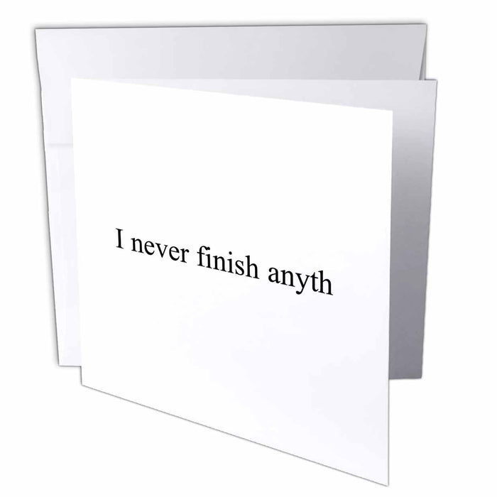 image of 1 Greeting Card with envelope