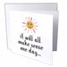 image of 1 Greeting Card with envelope