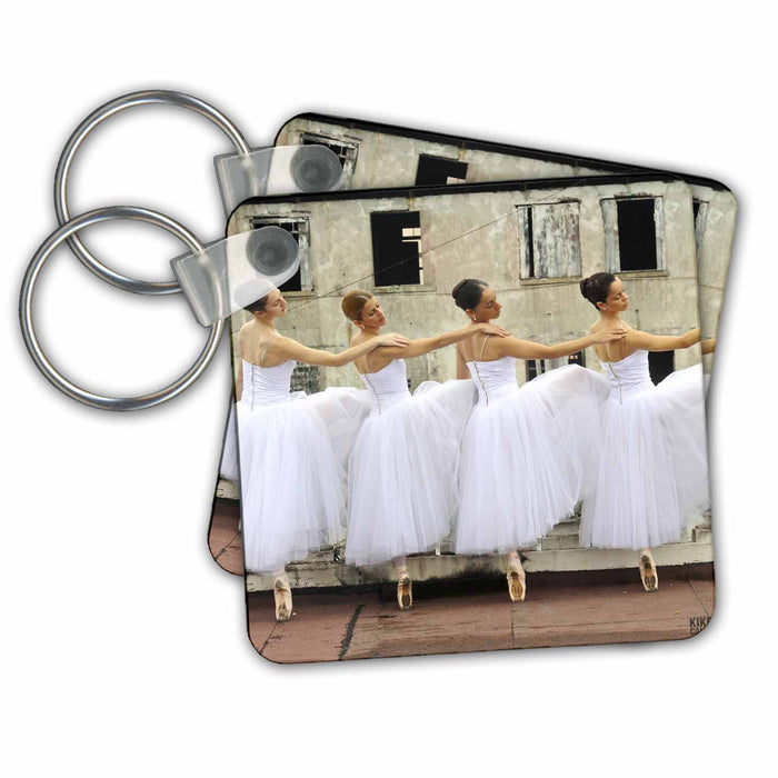 image of set of 4 Key Chains