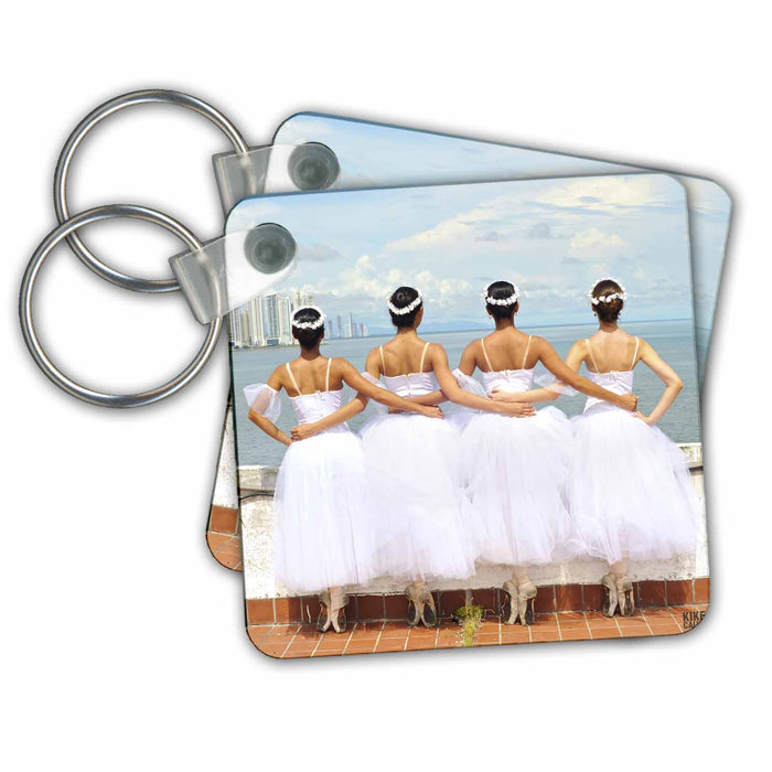 image of set of 6 Key Chains