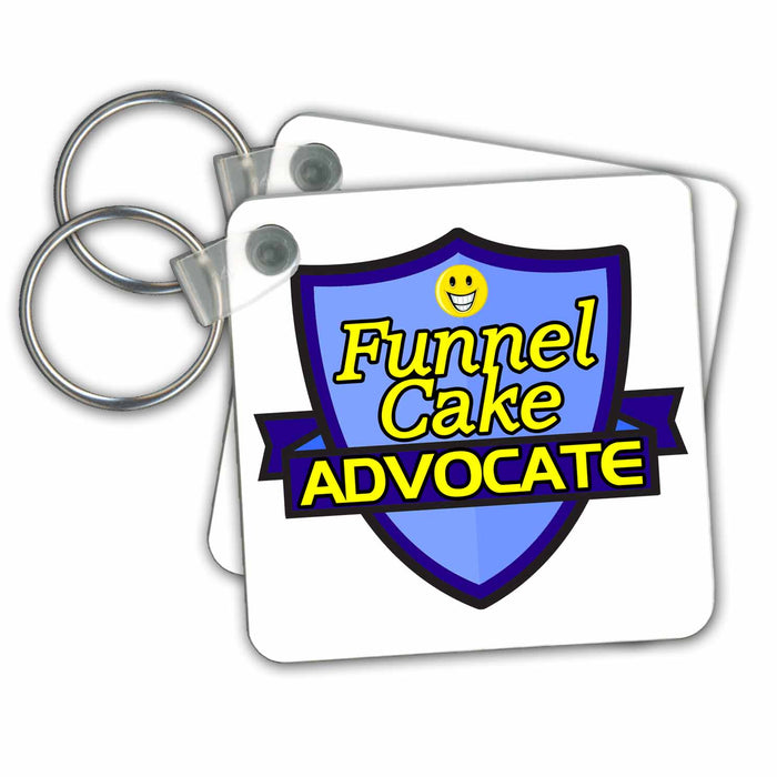 Key Chain - Funnel Cake Advocate Support Design – Funny Sarcastic Advocate Designs