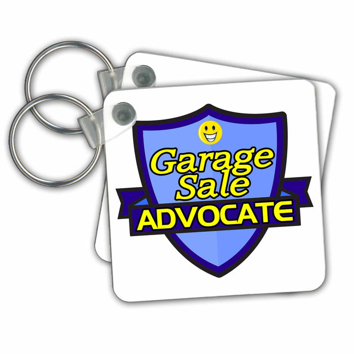 Key Chain - Garage Sale Advocate Support Design – Funny Sarcastic Advocate Designs