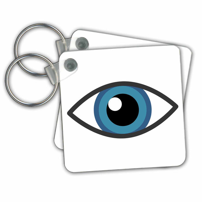 Key Chain - Eye, picture of an eye on white background Xander inspirational images