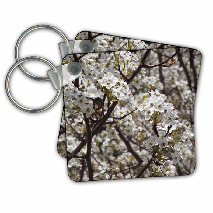 Key Chain - Beautiful Dogwood Blooms Florals