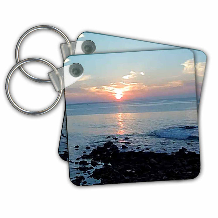 Key Chain - Sunset Over The Sea Scenic Inspirations