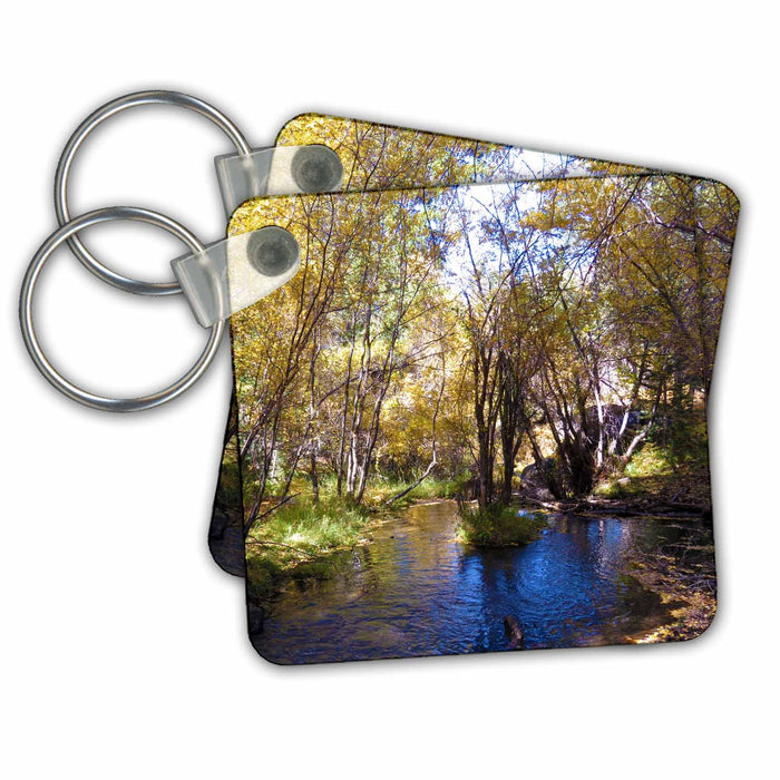 Key Chain - The creek at the Whipple Trail Head in the Dixie National Forest Fall Whipple Trail Head Creek