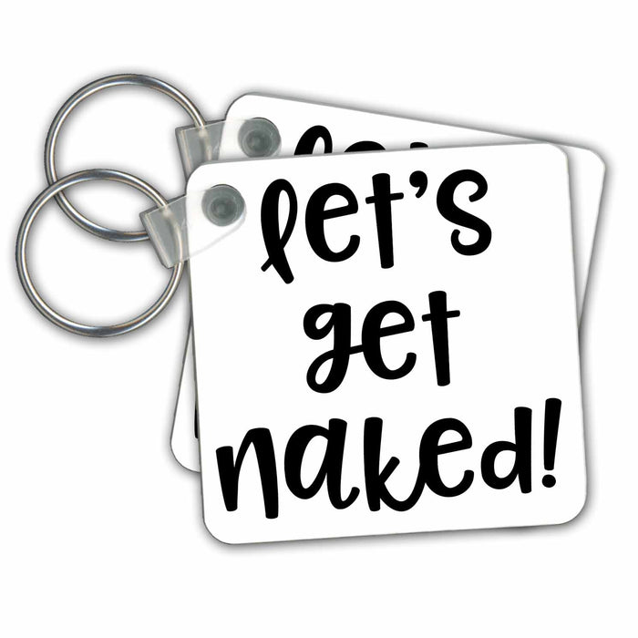 Key Chain - Lets Get Naked - Funny Gift for Wife - Funny Gift for Husband - Funny Gift s Photos - Funny Quotes