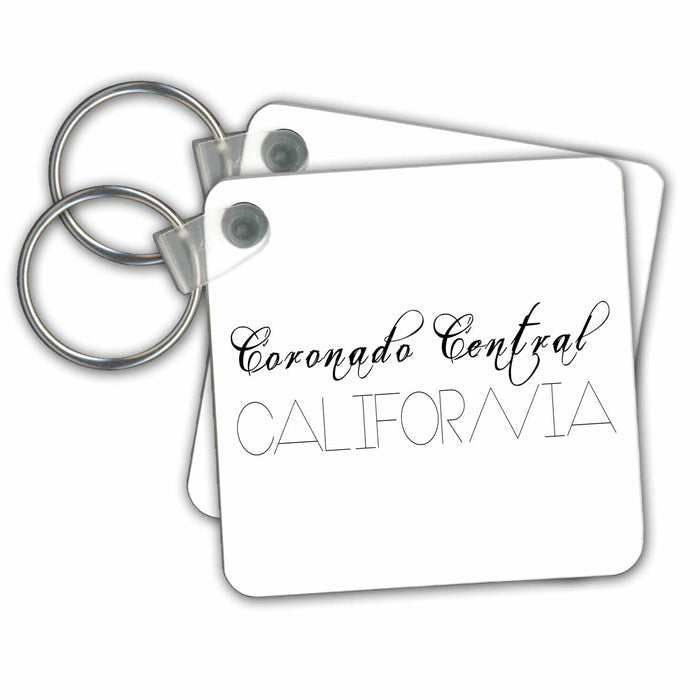 Key Chain - American Beaches - Coronado Central Beach, California Alexis Design - American Beaches