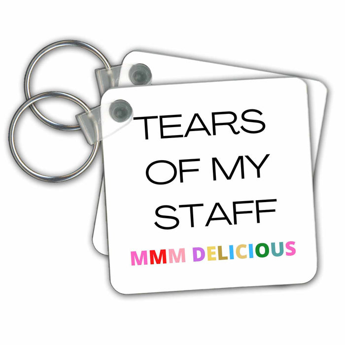 Key Chain - Image with a text about boss in work being too hard on employees s WITTY Collections